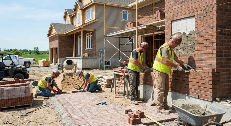 Our team working on Concrete Installation projects in Providence, RI
