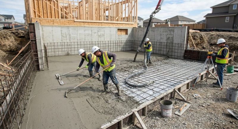 Basement Concrete Installation in Blackstone, MA