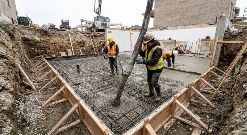 Basement Concrete Installation in Providence County, RI