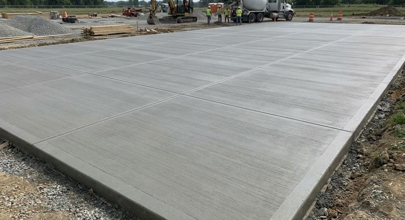 Commercial Slab Construction in Bellingham, MA