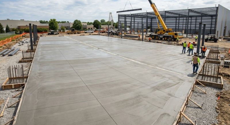 Commercial Slab Construction in Putnam, CT