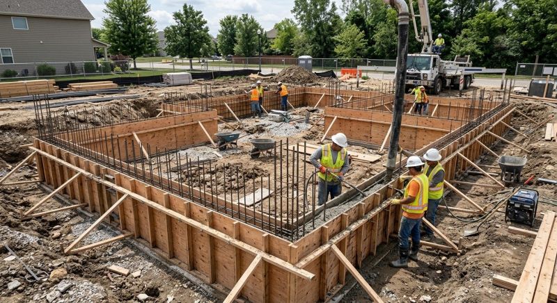 Foundation Construction in Exeter, RI