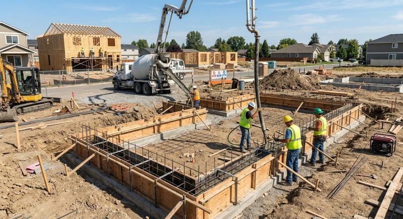 Foundation Construction in Foxboro, MA