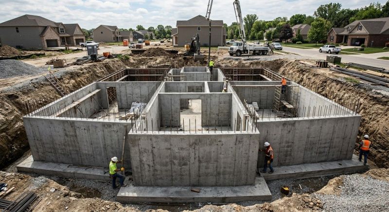 Foundation Construction in Walpole, MA