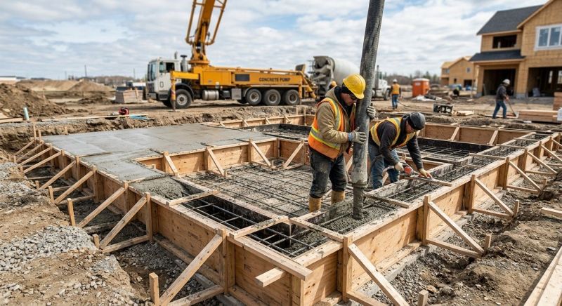 Foundation Construction in Walpole, MA