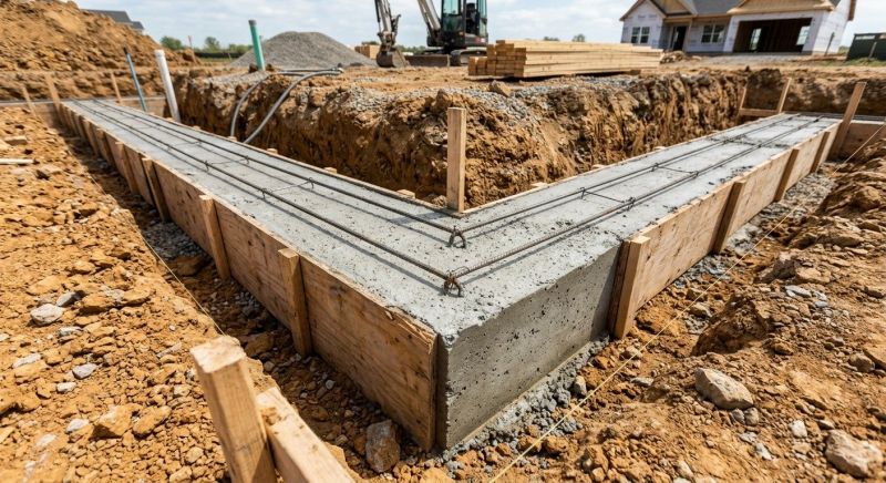 Foundation Footer Installation in Providence, RI